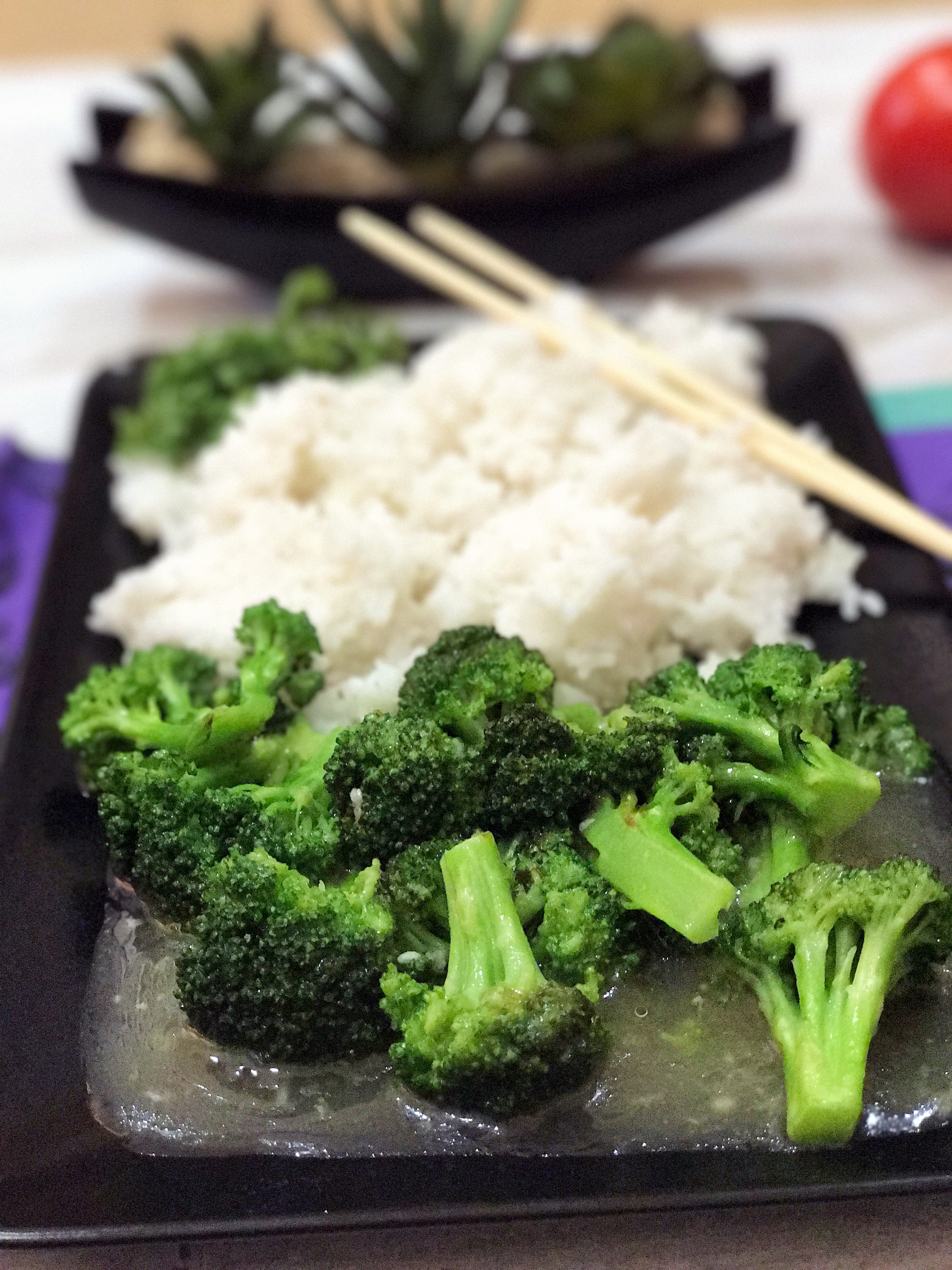 broccoli and rice for stir fry