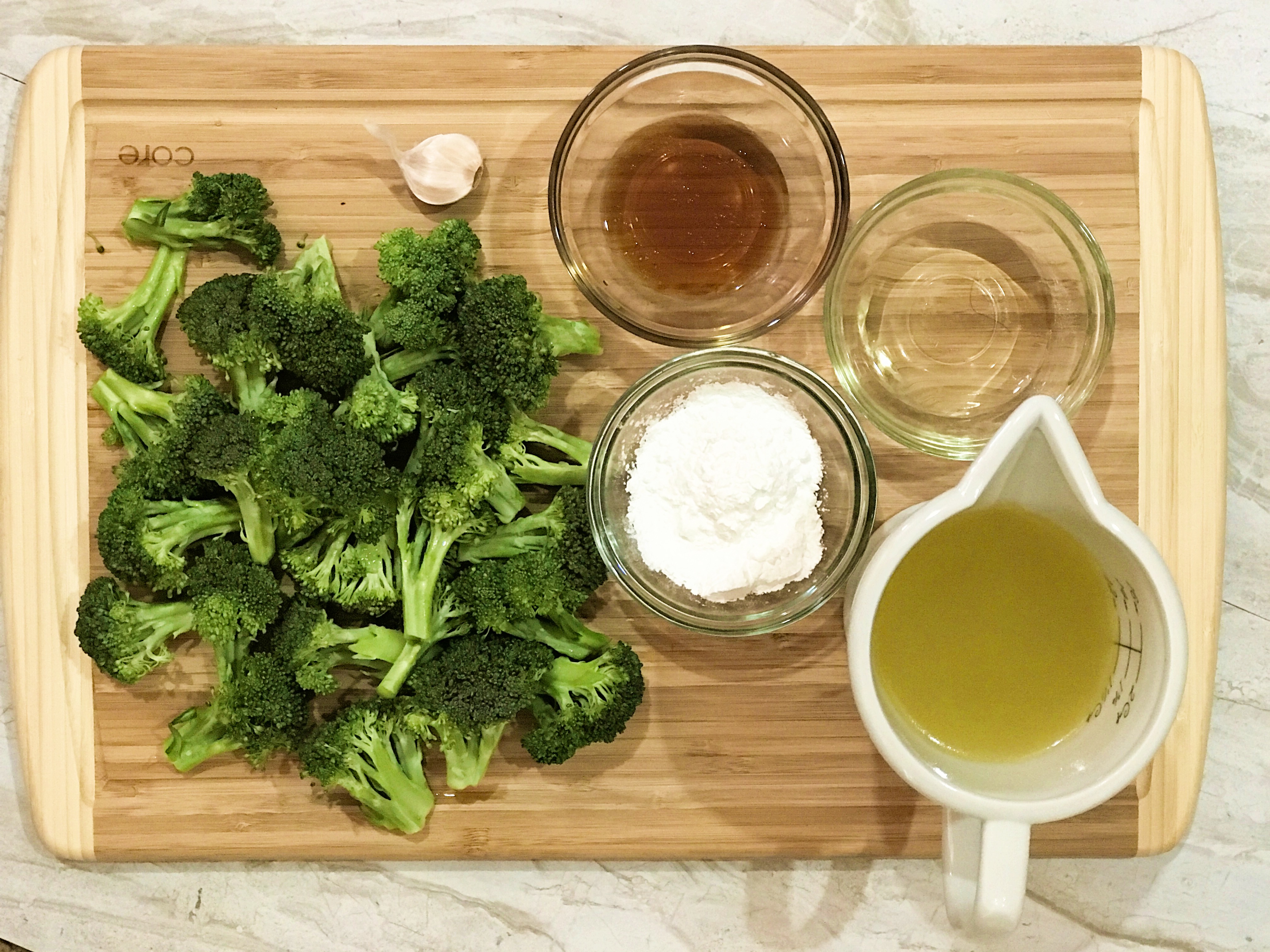 garlic broccoli stir fry ingredients