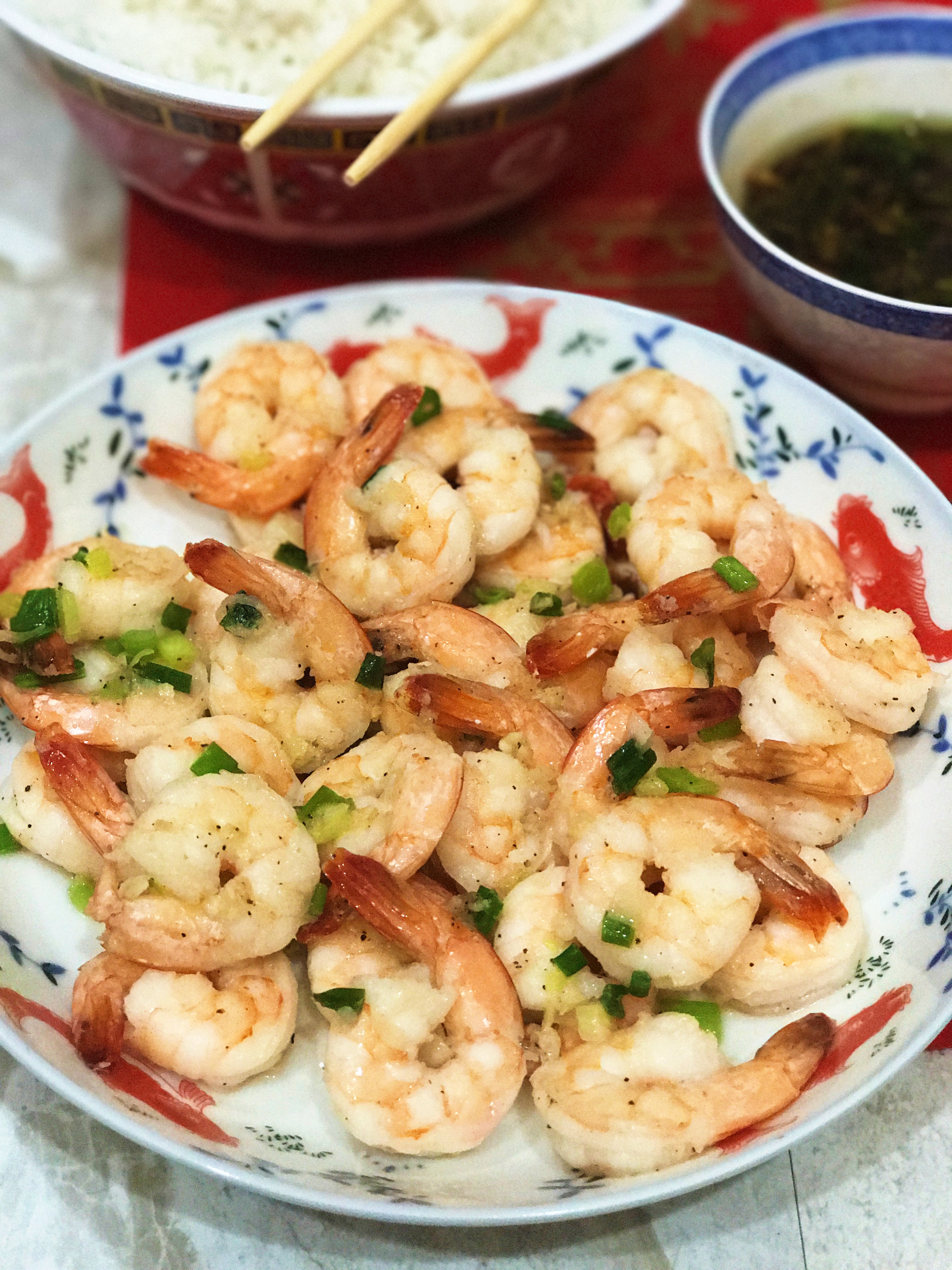 Simple Pan Fried Garlic Shrimp