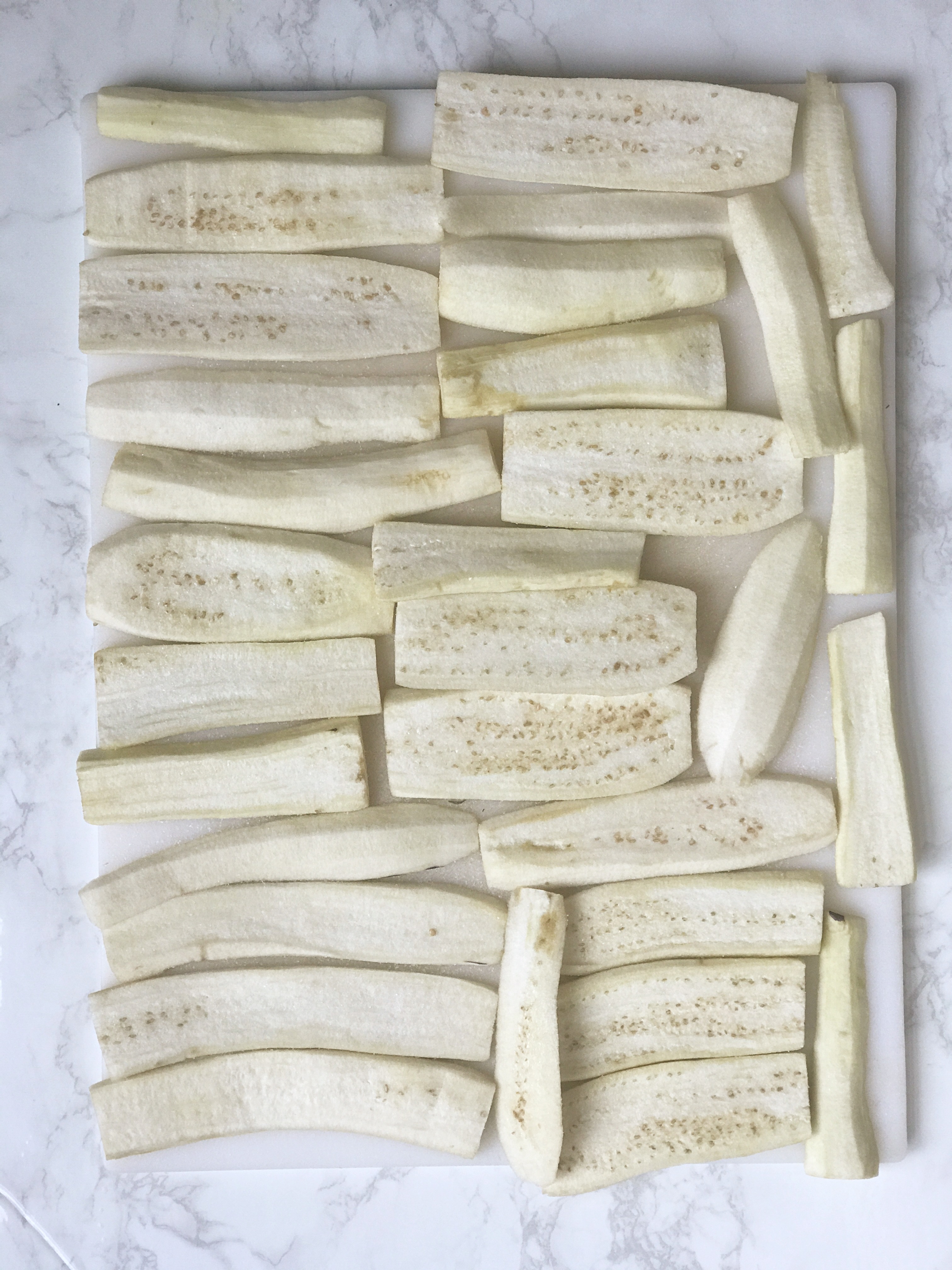  Preparing The eggplant, one of the eggplant khoresh ingredients