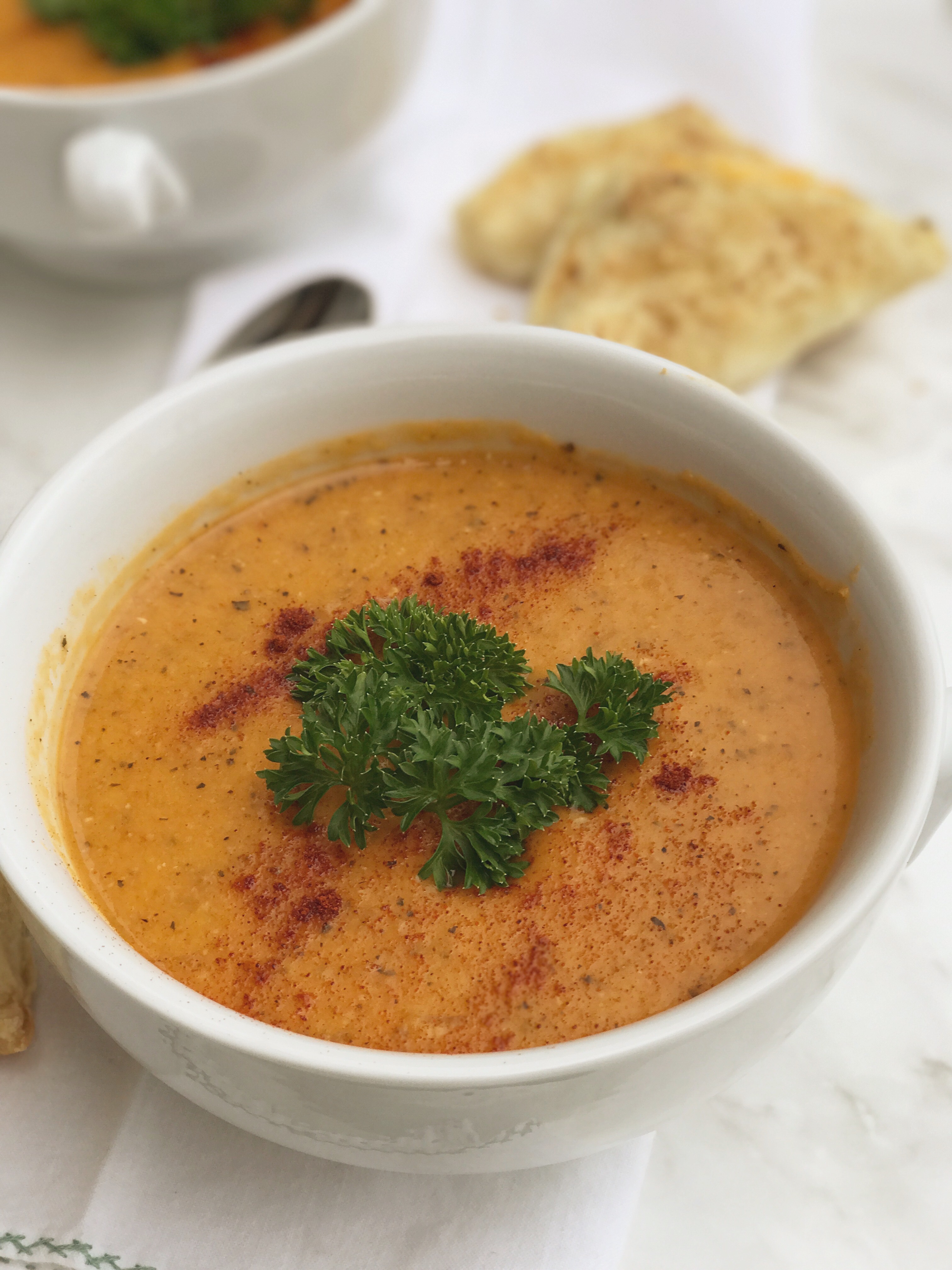 easy Red Lentil Soup recipe known as Tlavhe