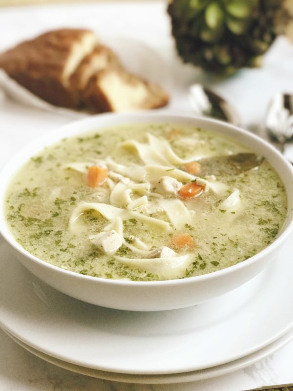 Old-Fashioned Chicken Noodle Soup - The Healthy Epicurean