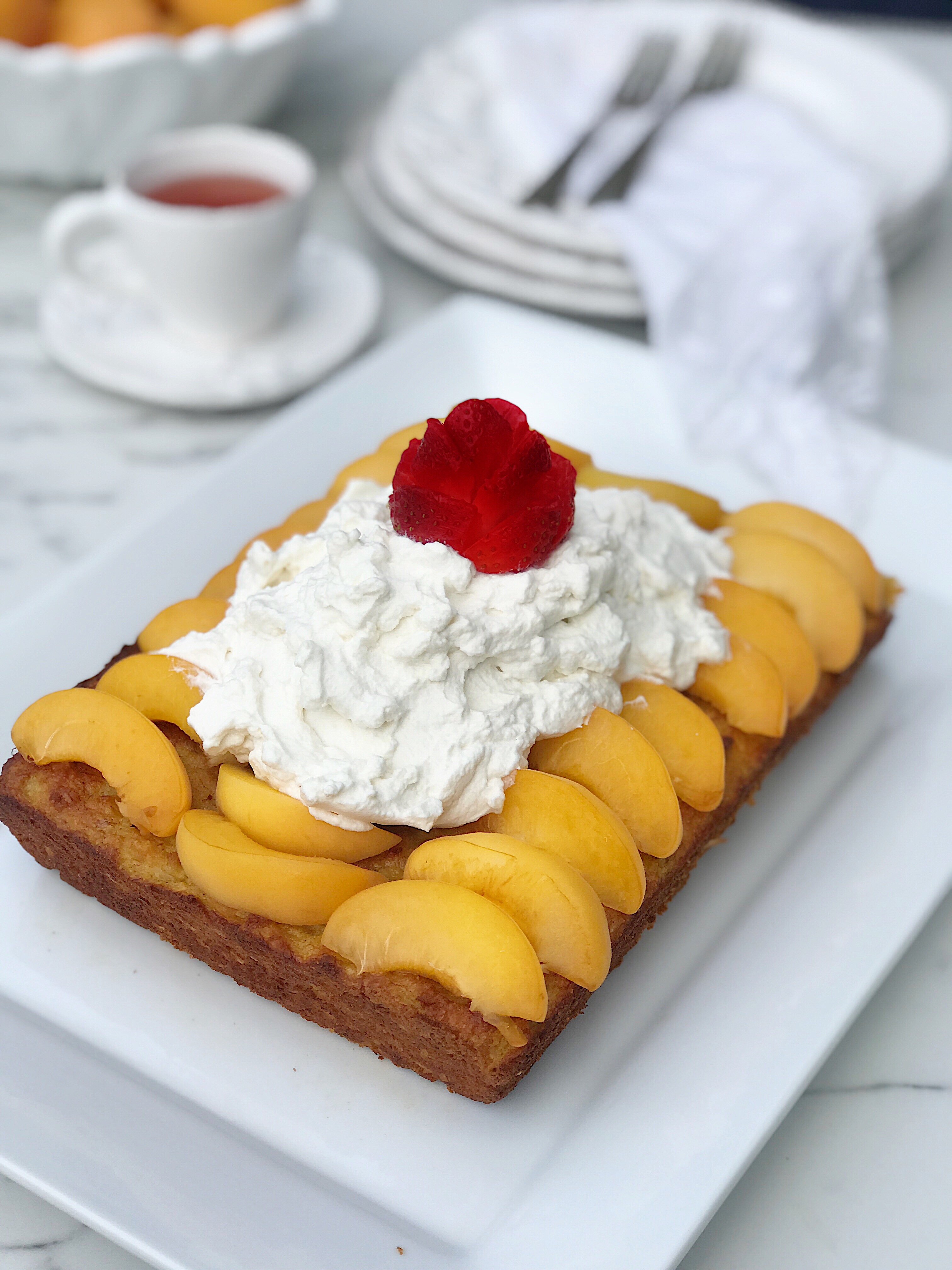 banana coconut mango cake