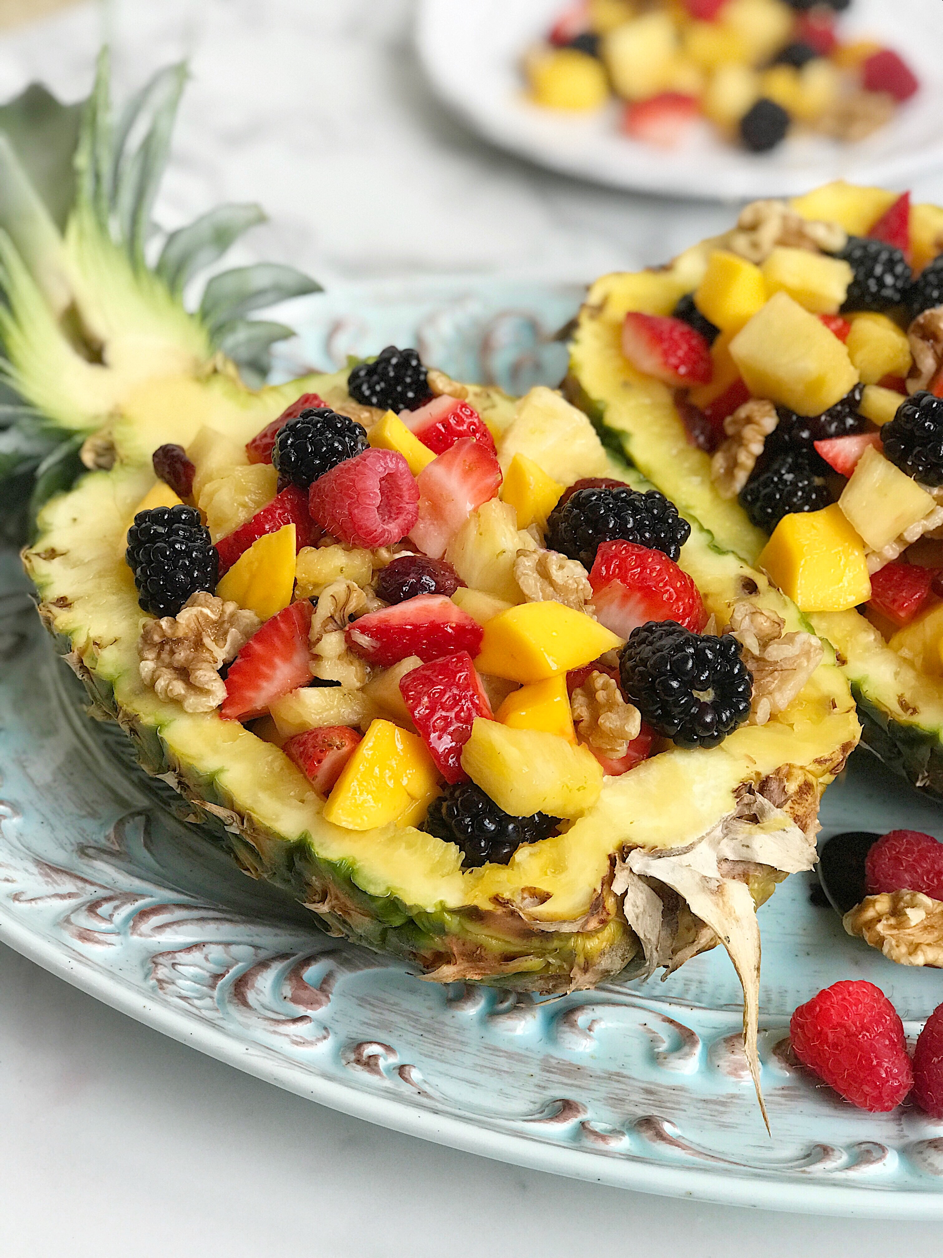 Jamaican Fruit Salad A Jamaican Fruit Bowl With Lime Honey