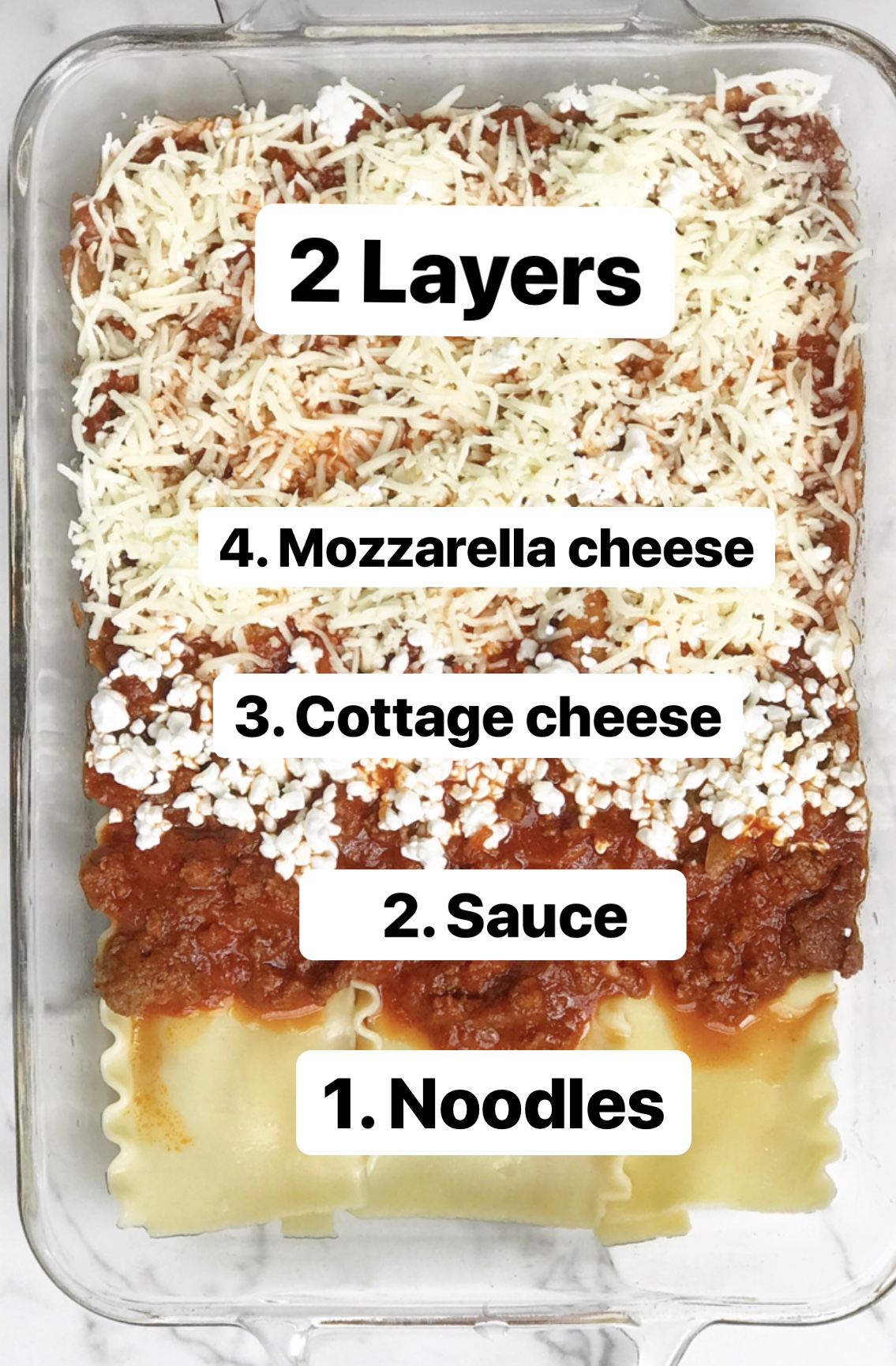 Lasagna Layers Order