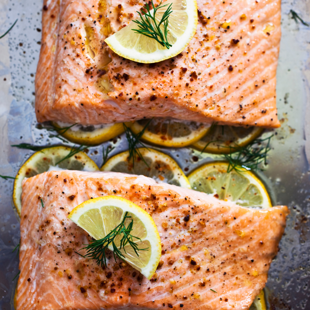 Oven Baked Salmon Recipe with Lemon and Garlic Butter